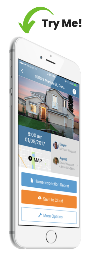 Sample home inspection report mockup